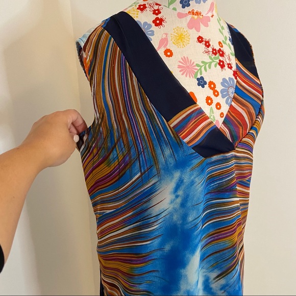 TINY for Anthropologie Bright Colored Tunic Blouse - Picture 2 of 8